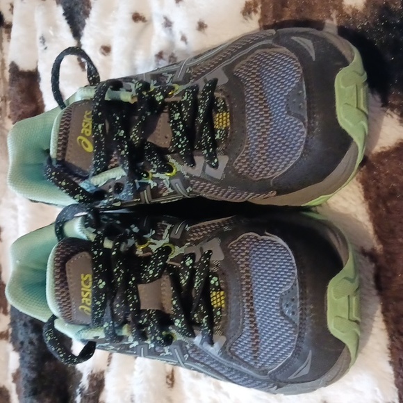 ASICS Gel Venture-6 Mint Green/Grey Tennis Shoes Sz 7.5 - Picture 2 of 14